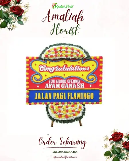 Sewa Papan Bunga Awina